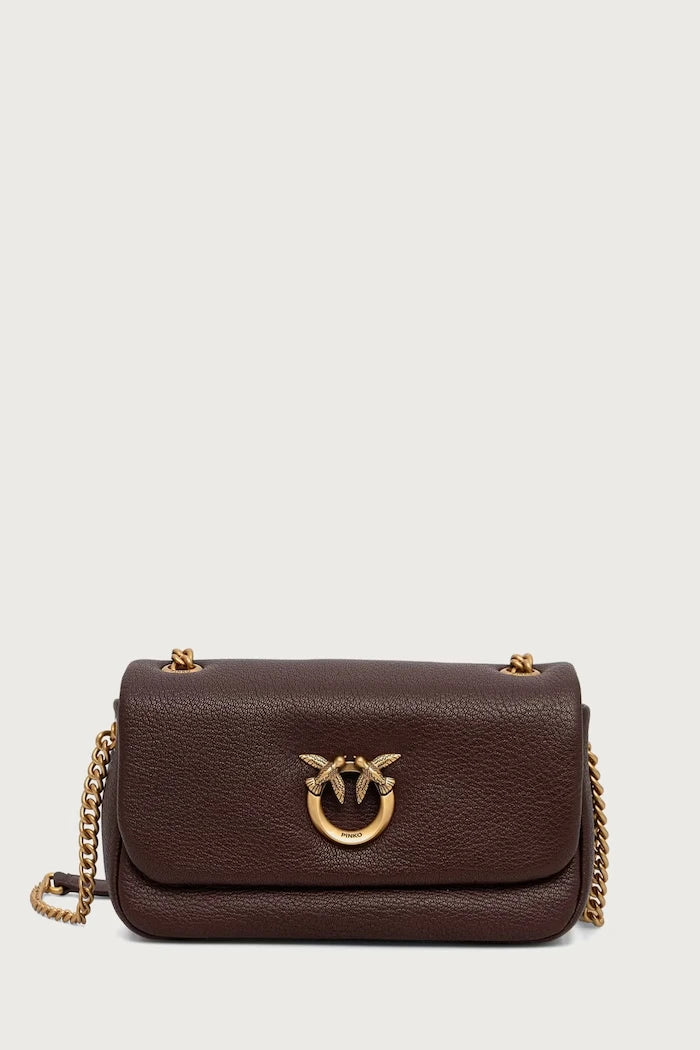 Pinko kadın deri crossbody çanta