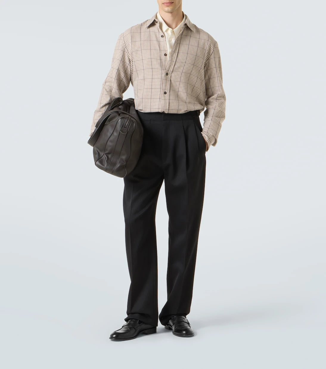 Zegna - Checked cotton shirt