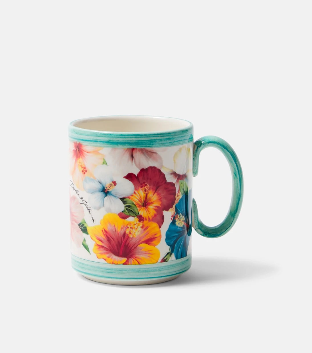 Dolce&Gabbana Casa - كوب سيراميك بنقشة الأزهار