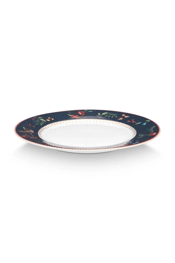 Pip Studio Berry Blues Blue 21,5 cm Düz Tabak Seti (6 Parça)