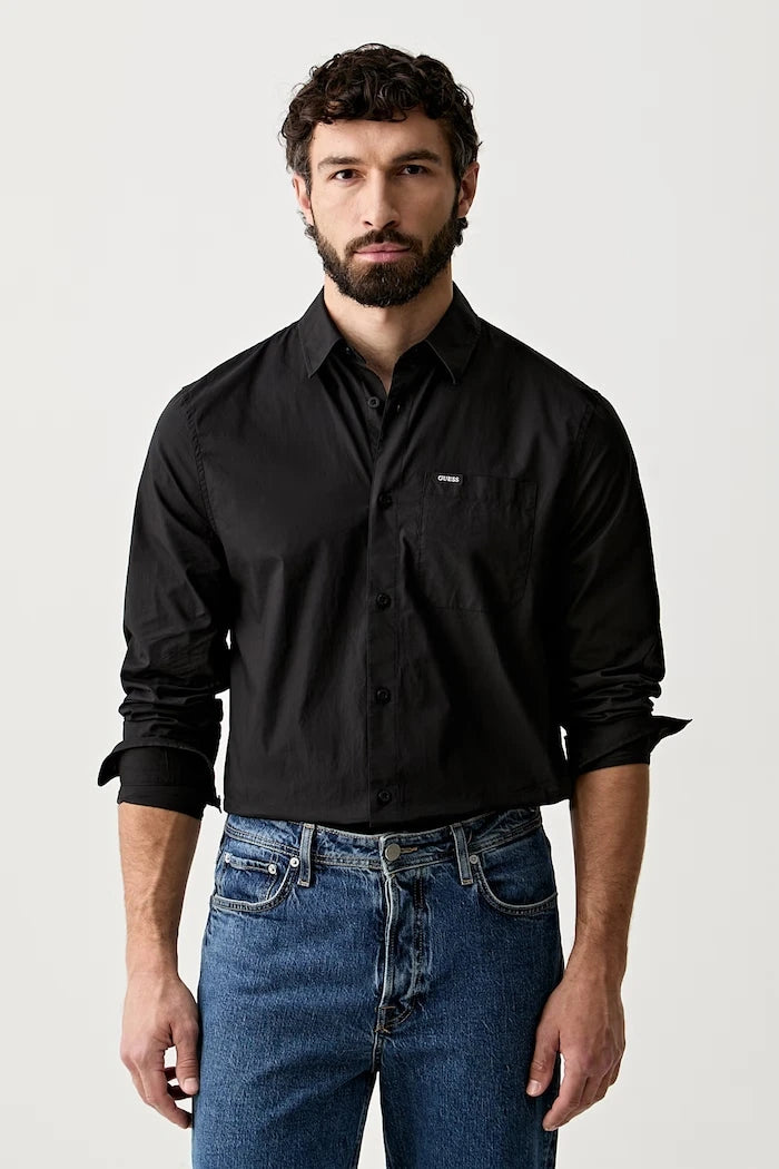 Guess риза мъжка от памук