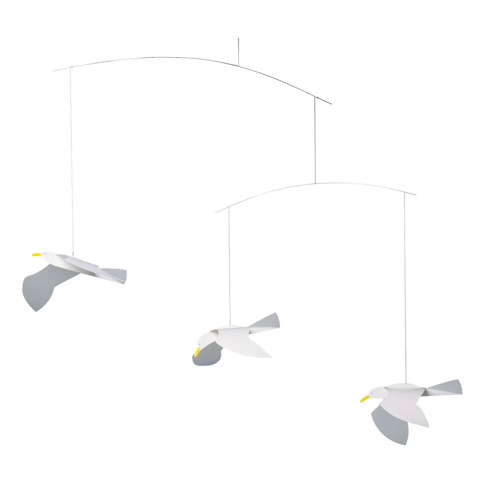 Flensted - Bird Mobile | White