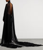 Ralph Lauren Collection Black Jersey Tilly Evening Dress