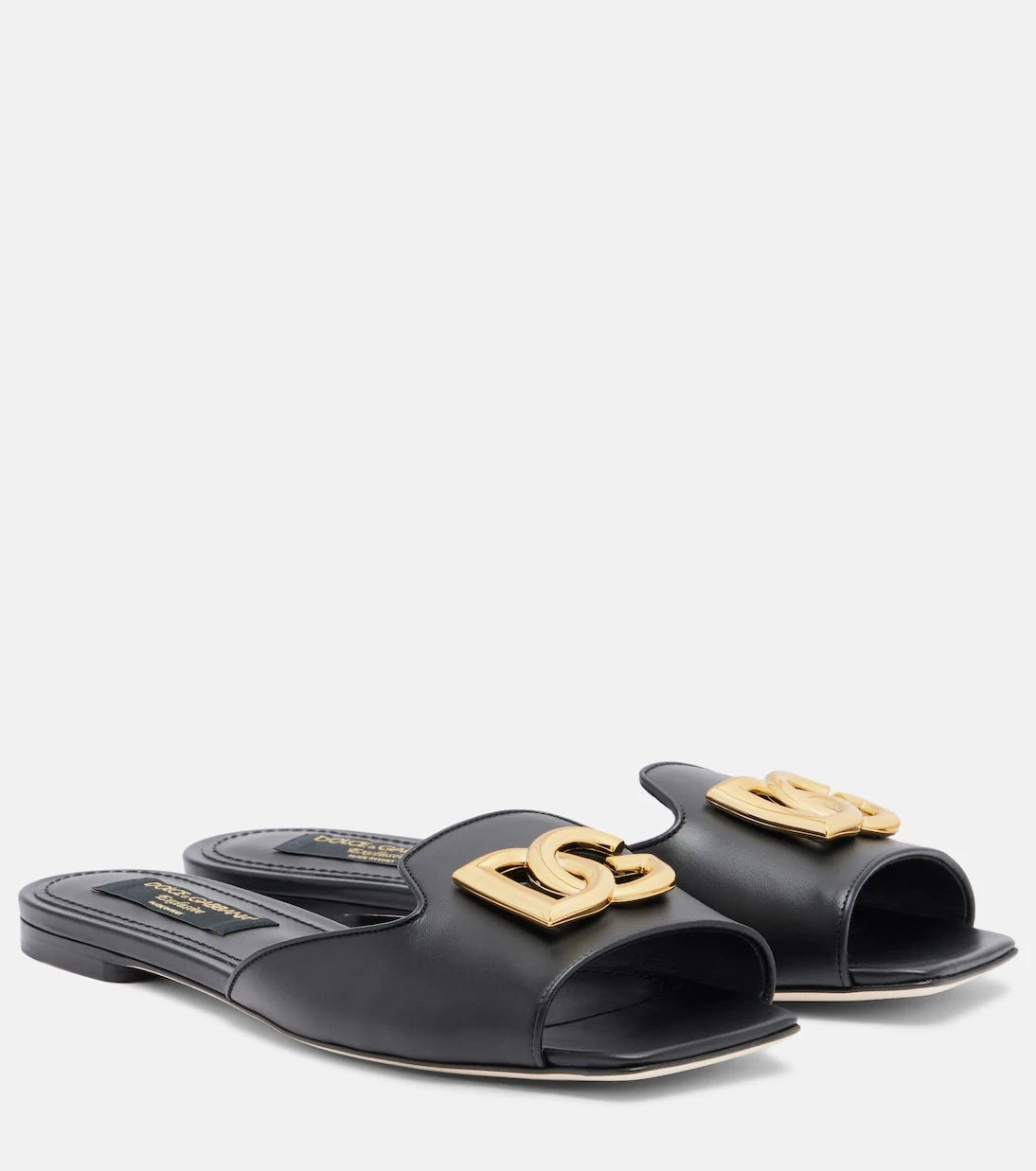 Dolce&Gabbana - Abaya DG leather mules