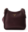 Prada Burgundy Medium Leather Shoulder Bag