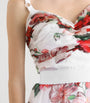Dolce & Gabbana Multi Rose Print Corset Top