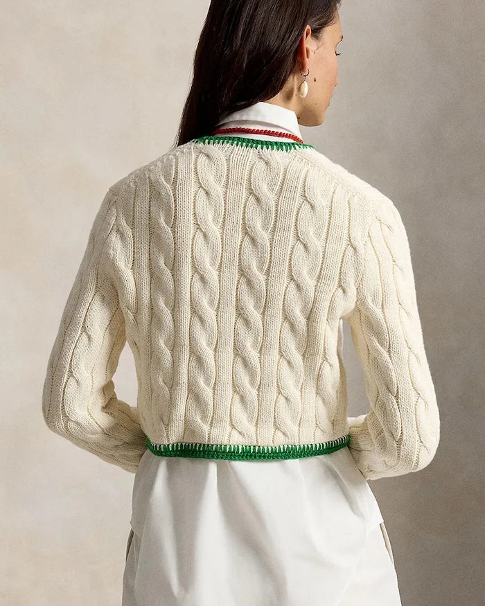 Polo Ralph Lauren Kadın Pamuk COTTON-SWEATER-CARDIGAN Yelek