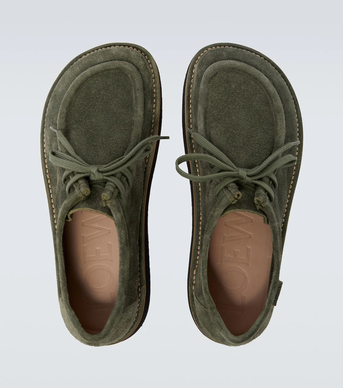 Loewe - Faro suede boat shoes