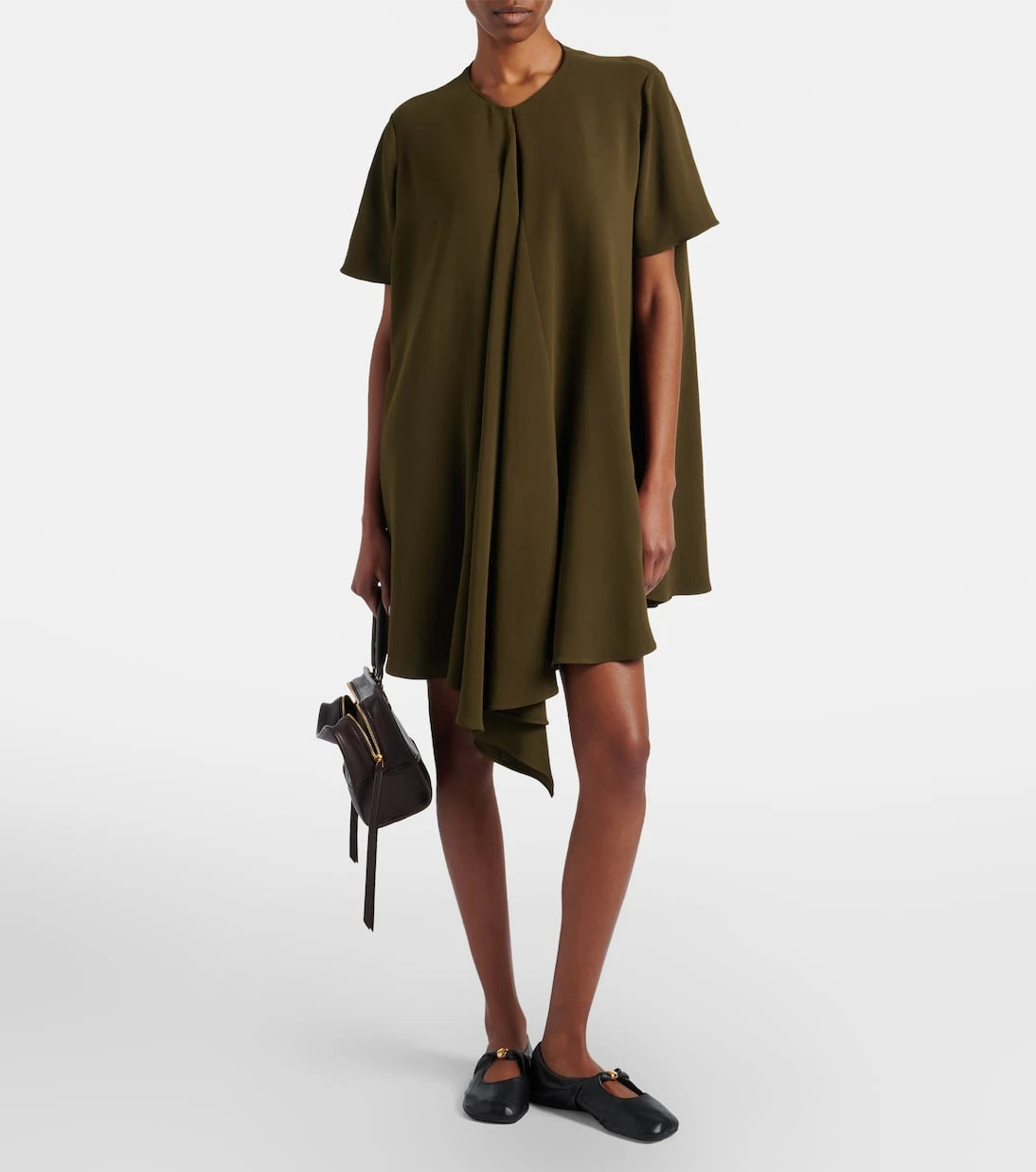 Loewe - فستان قصير بتصميم درابيه