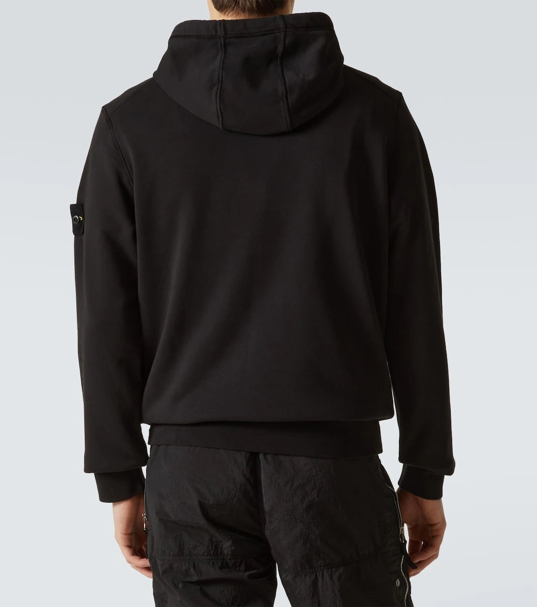 Stone Island - هودي قطني بقلنسوة طراز Compass