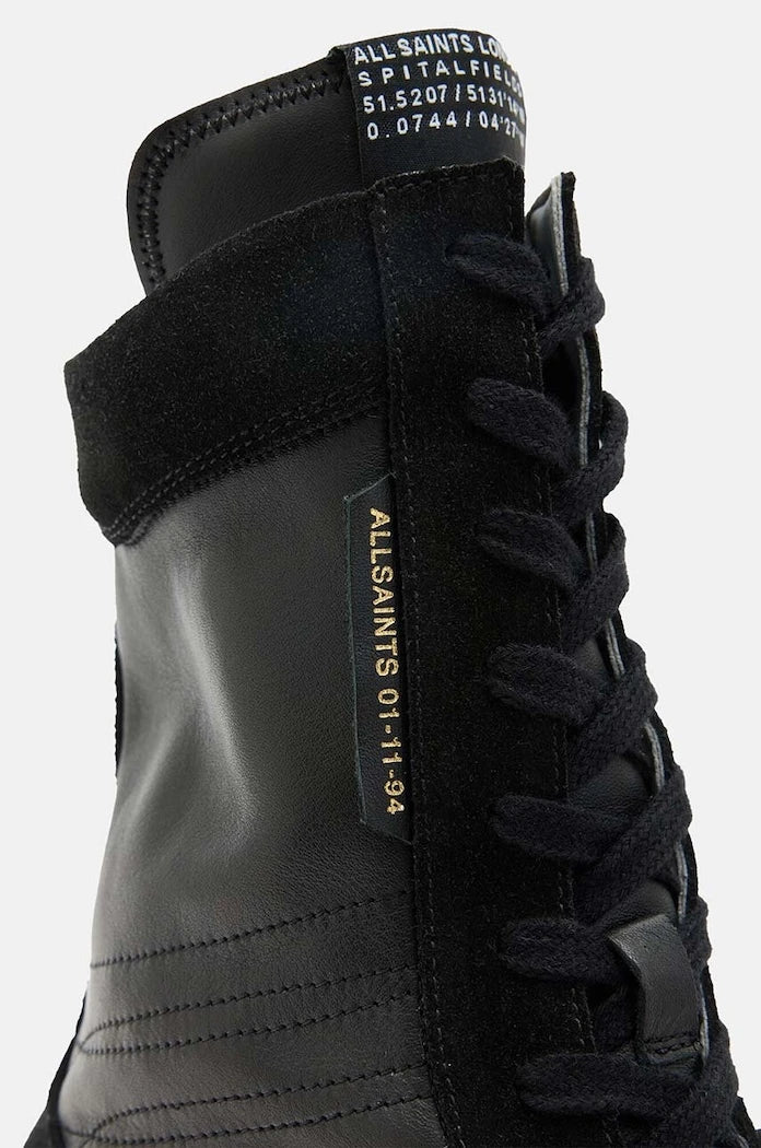 Кожени боти AllSaints Louise High Top