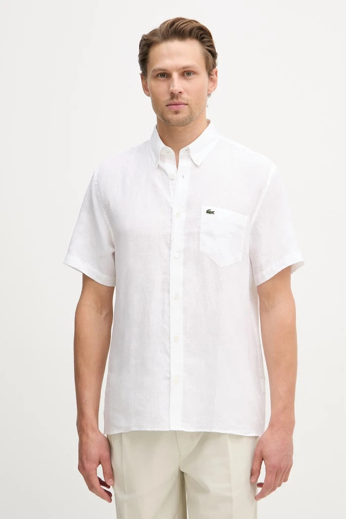 Lacoste риза мъжка от лен