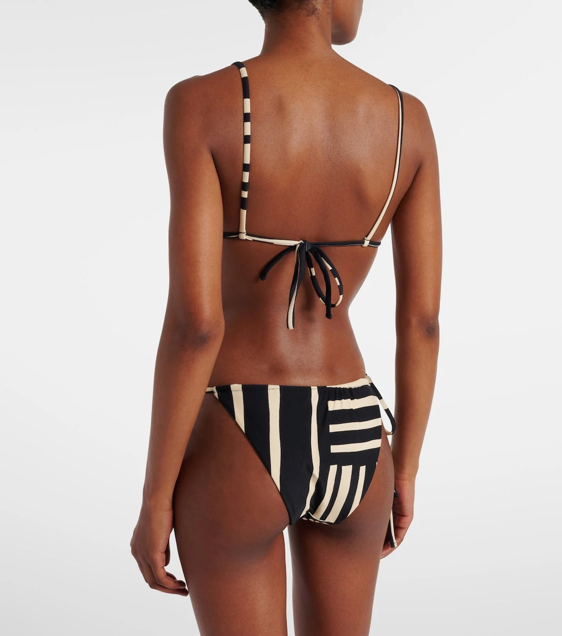 SIR - İşlemeli çizgili bikini altı