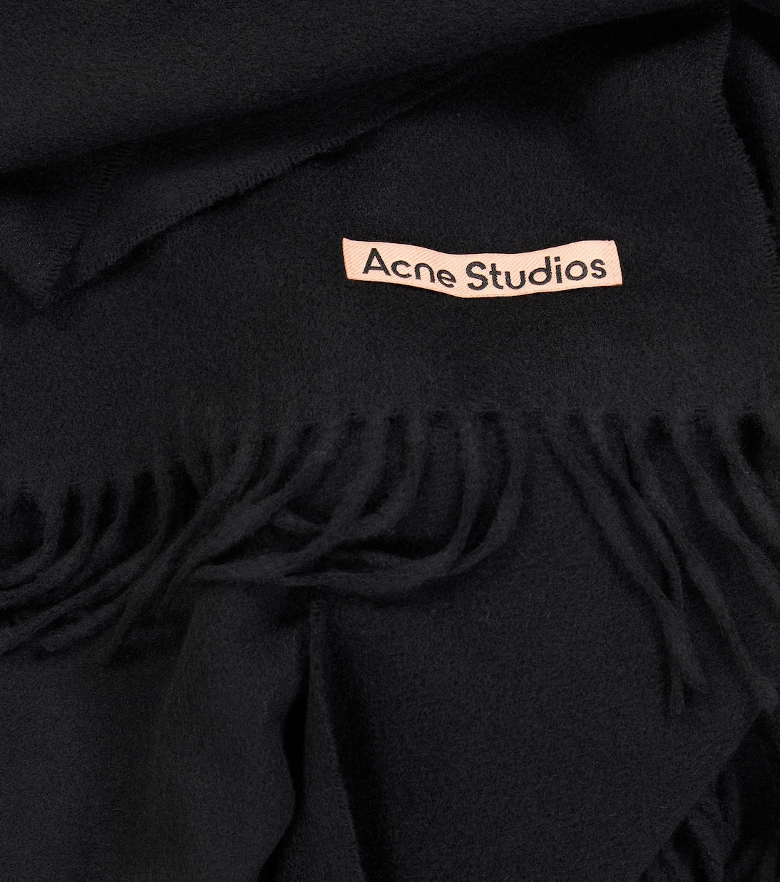 Acne Studios - Canada Narrow fringed cashmere scarf