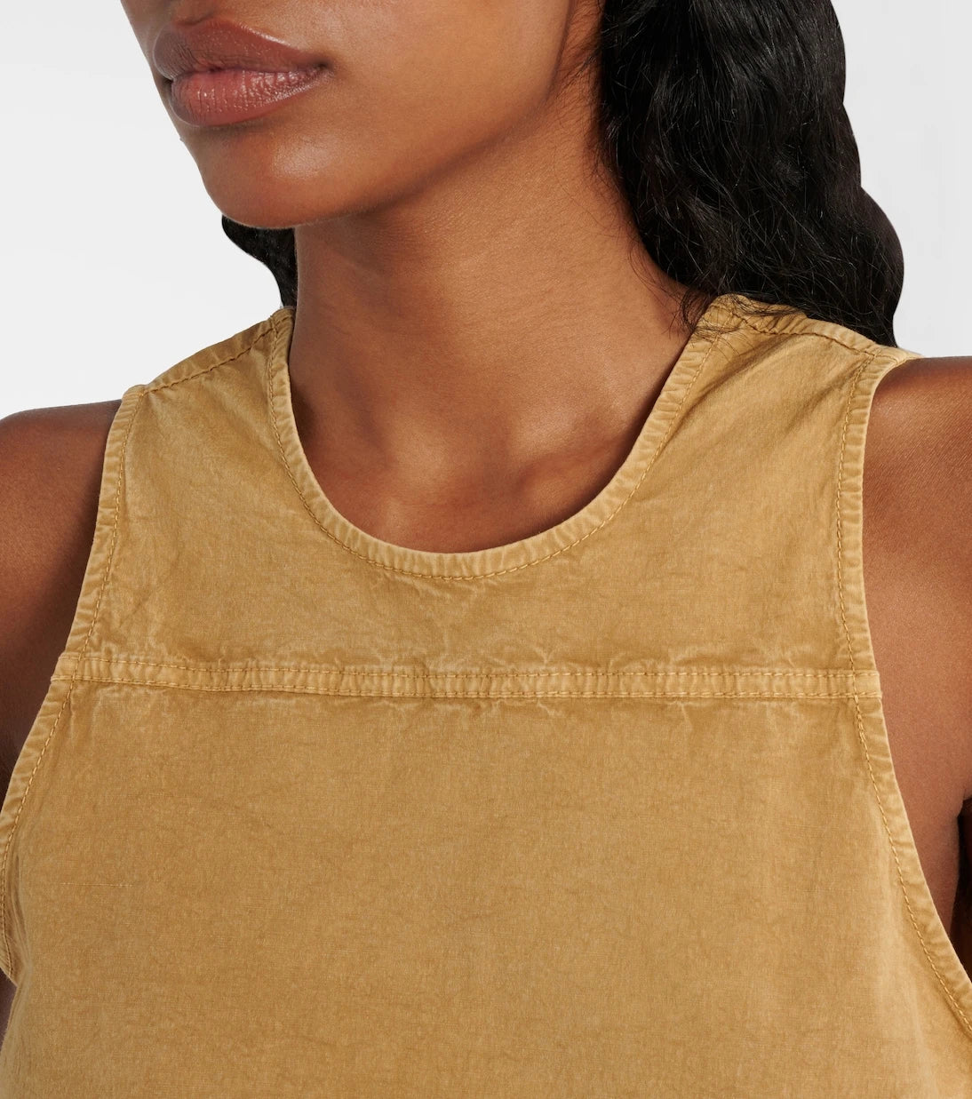 Ganni - Cotton-blend top