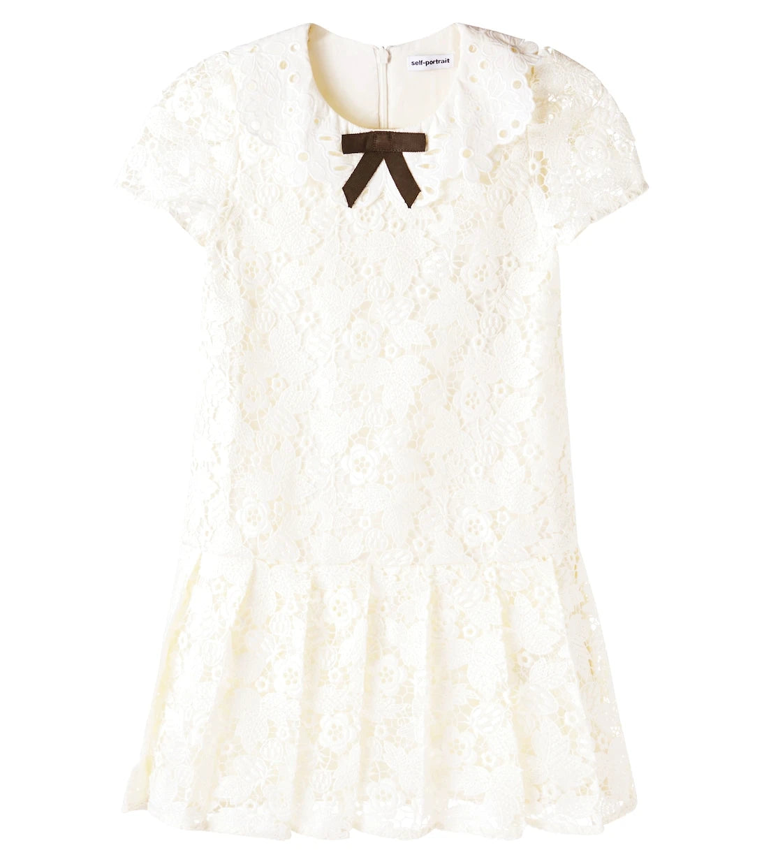 Self-Portrait Kids - Floral lace dress