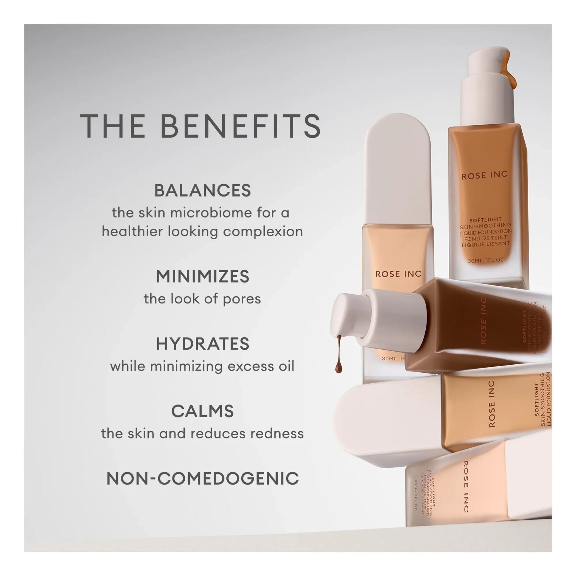 Rose Inc - Softlight smoothing foundation | 29C Deep Cool