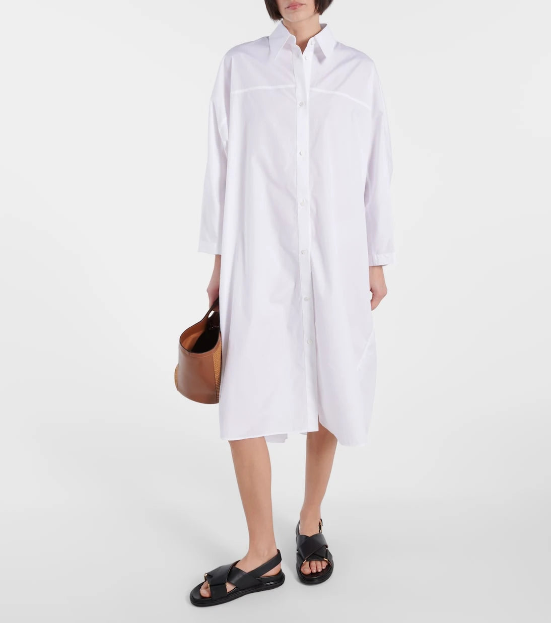 Marni - Cotton poplin shirt dress