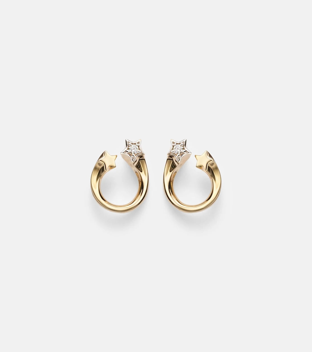 Roxanne First - Shooting Star 14kt gold earrings with diamonds