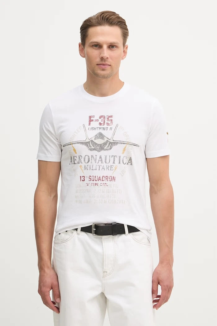 Pamuklu Tişört Aeronautica Militare