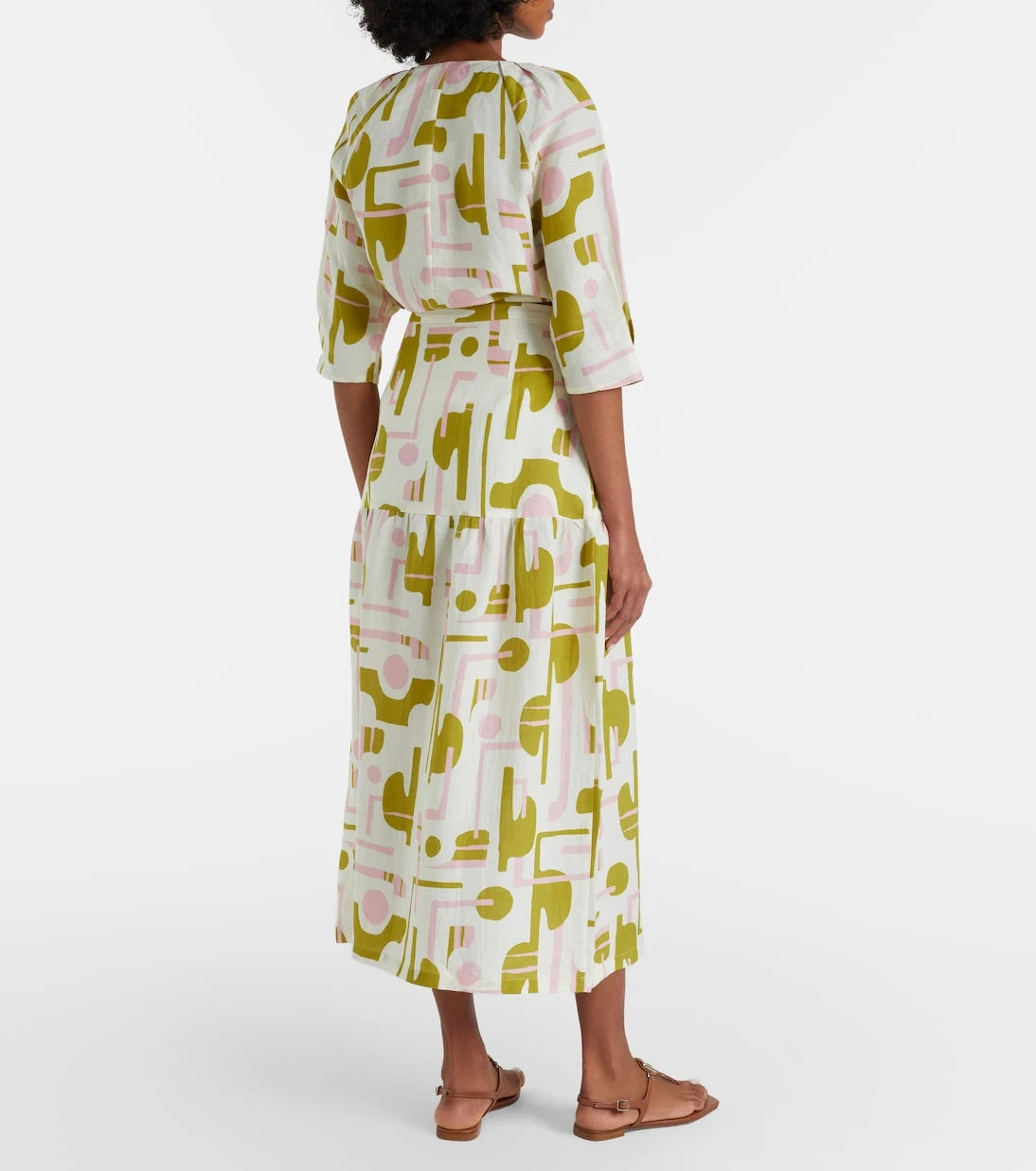 Adriana Degreas - Balearic printed midi skirt
