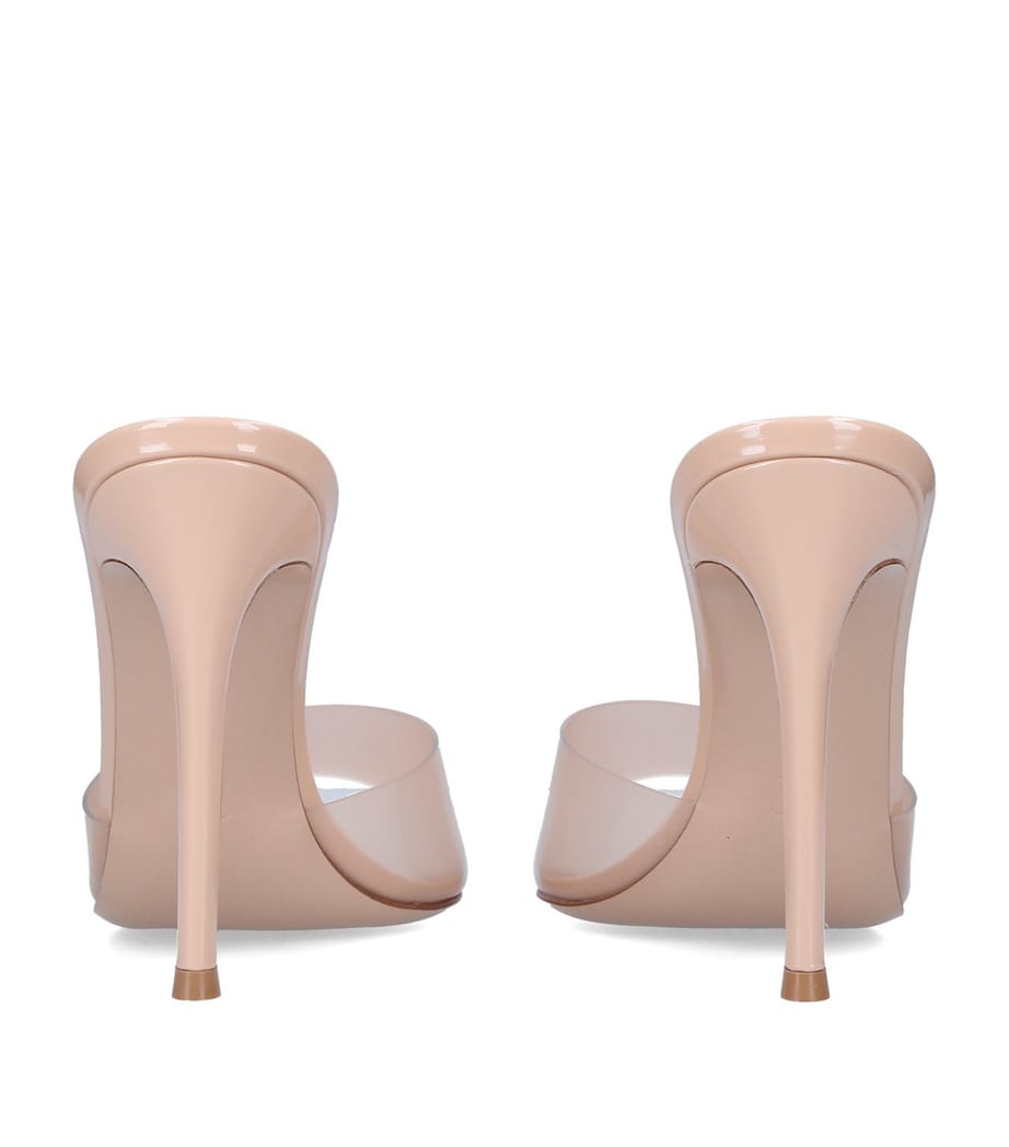 Nude Patent Elle Mules 105