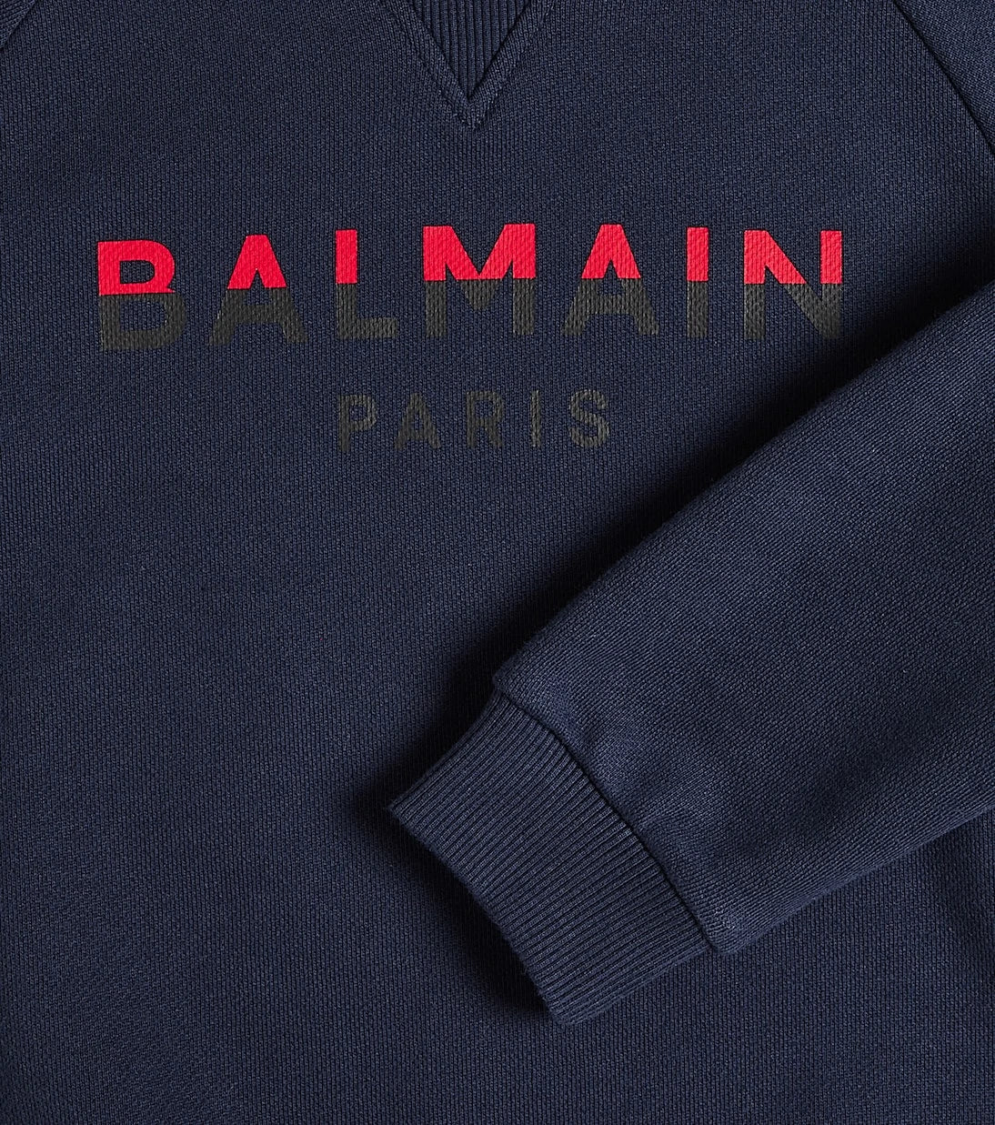 Balmain Kids - Logo cotton jersey sweatshirt