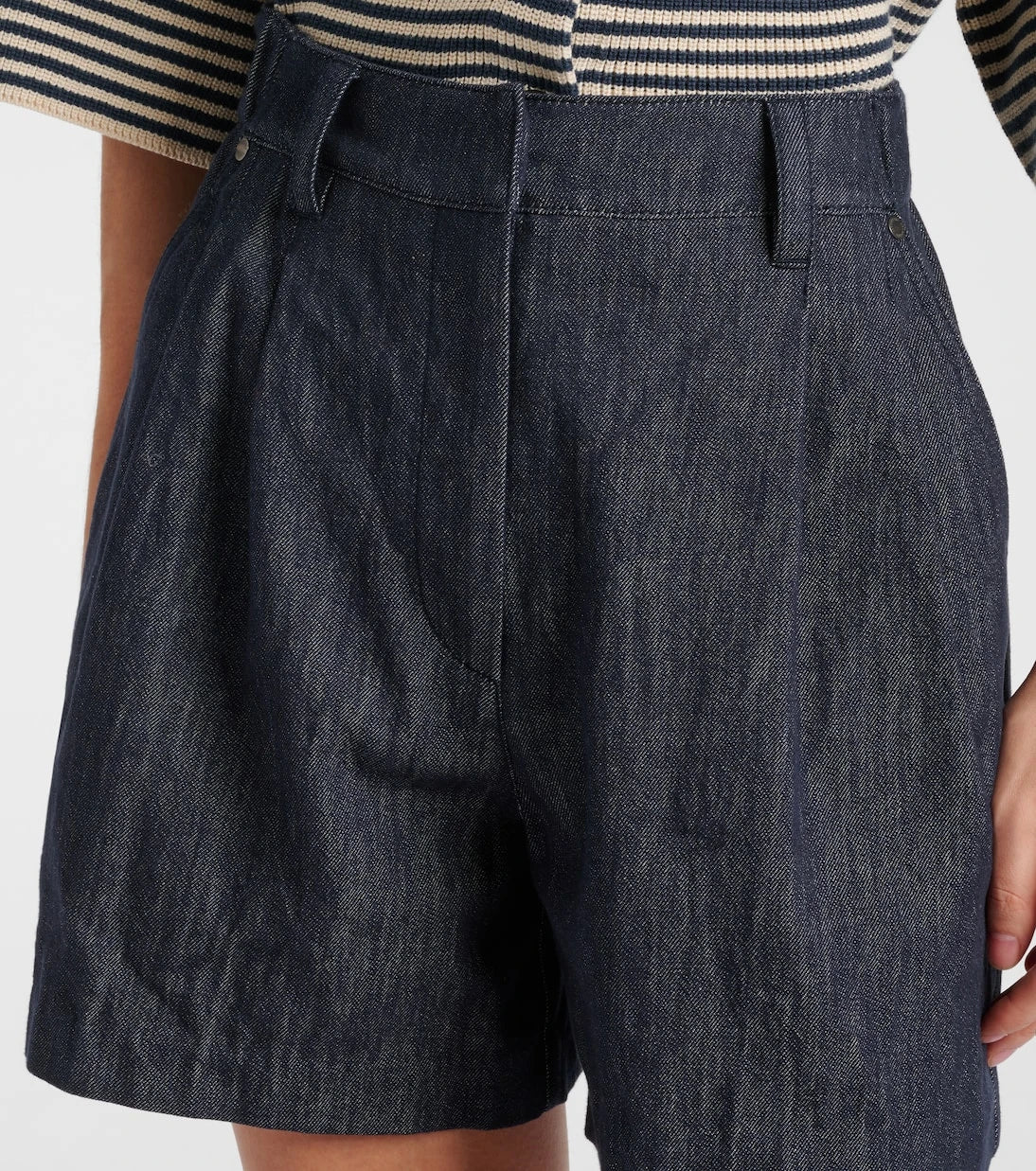 Brunello Cucinelli - Denim Bermuda shorts
