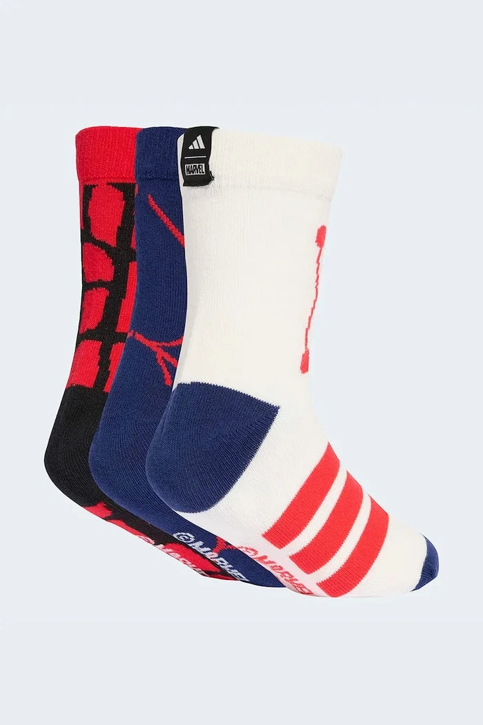 Детски чорапи с памук adidas Performance Marvel (3 чифта)