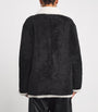 Black Lamb Shearling Jacket