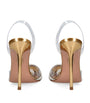 Plexi Gatsby Slingback Heels 105 GOLD