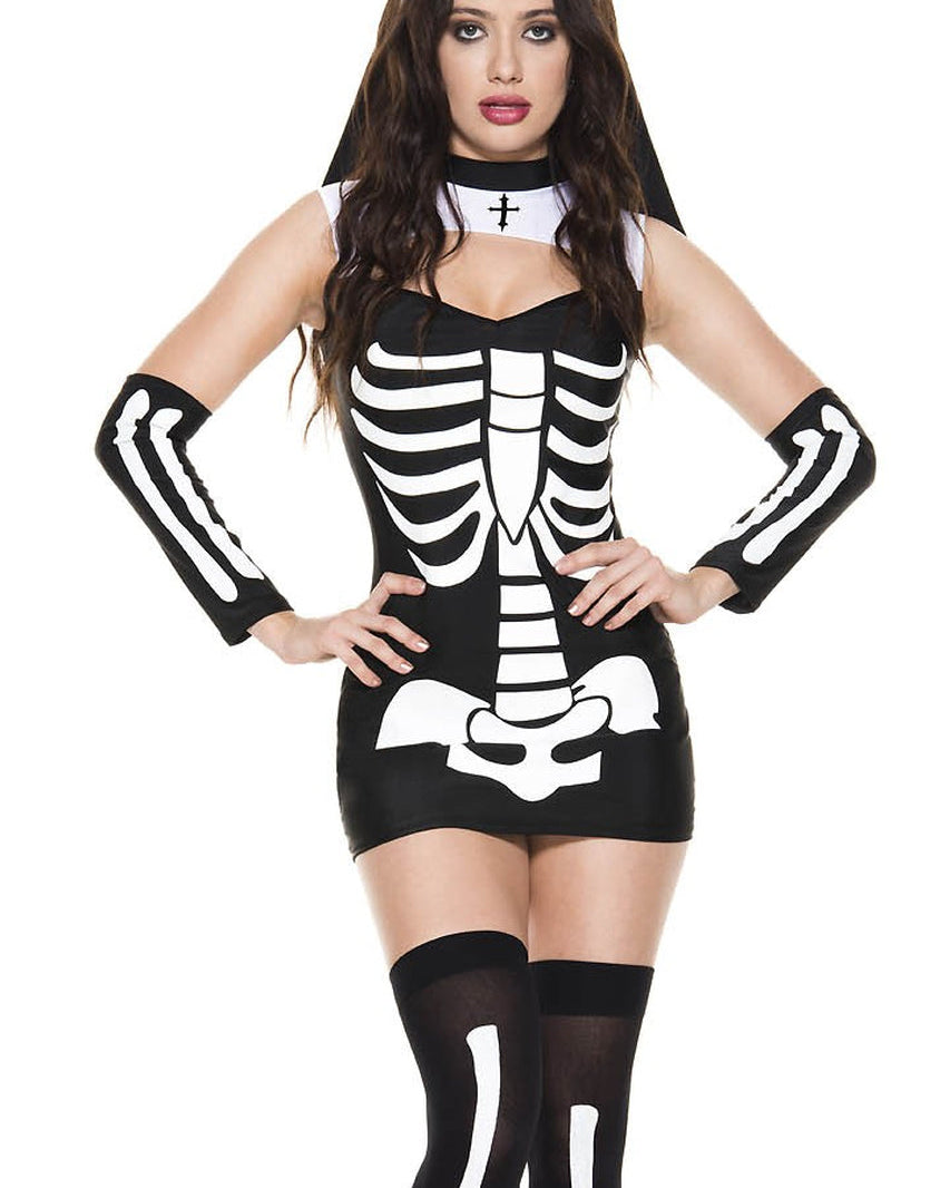 No Bones Nun Costume