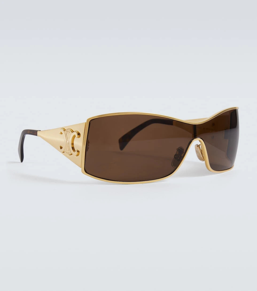 Celine Eyewear - Triomphe Metal Racer rectangular sunglasses