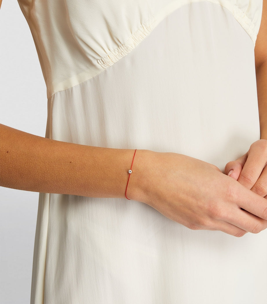 Redline White Gold and Diamond So Absolu Thread Bracelet