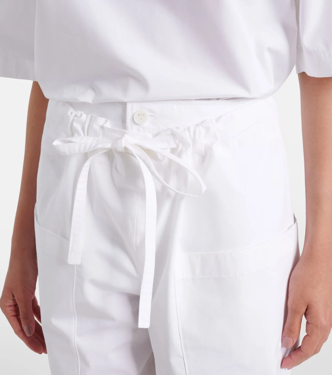 Tod's - Cotton poplin wide-leg pants