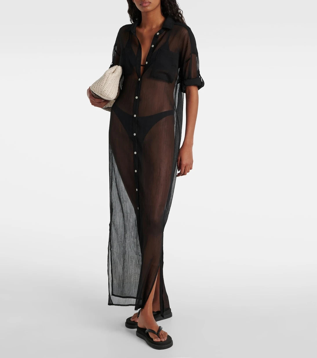 Jade Swim - Mika mesh shirt dress