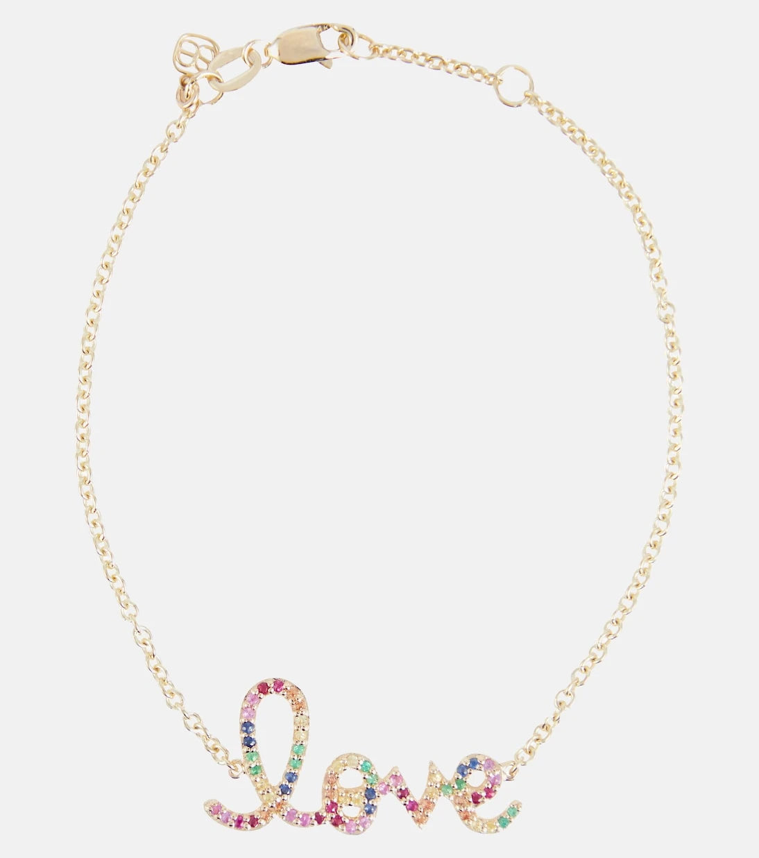 Sydney Evan - Love 14kt gold bracelet with diamonds