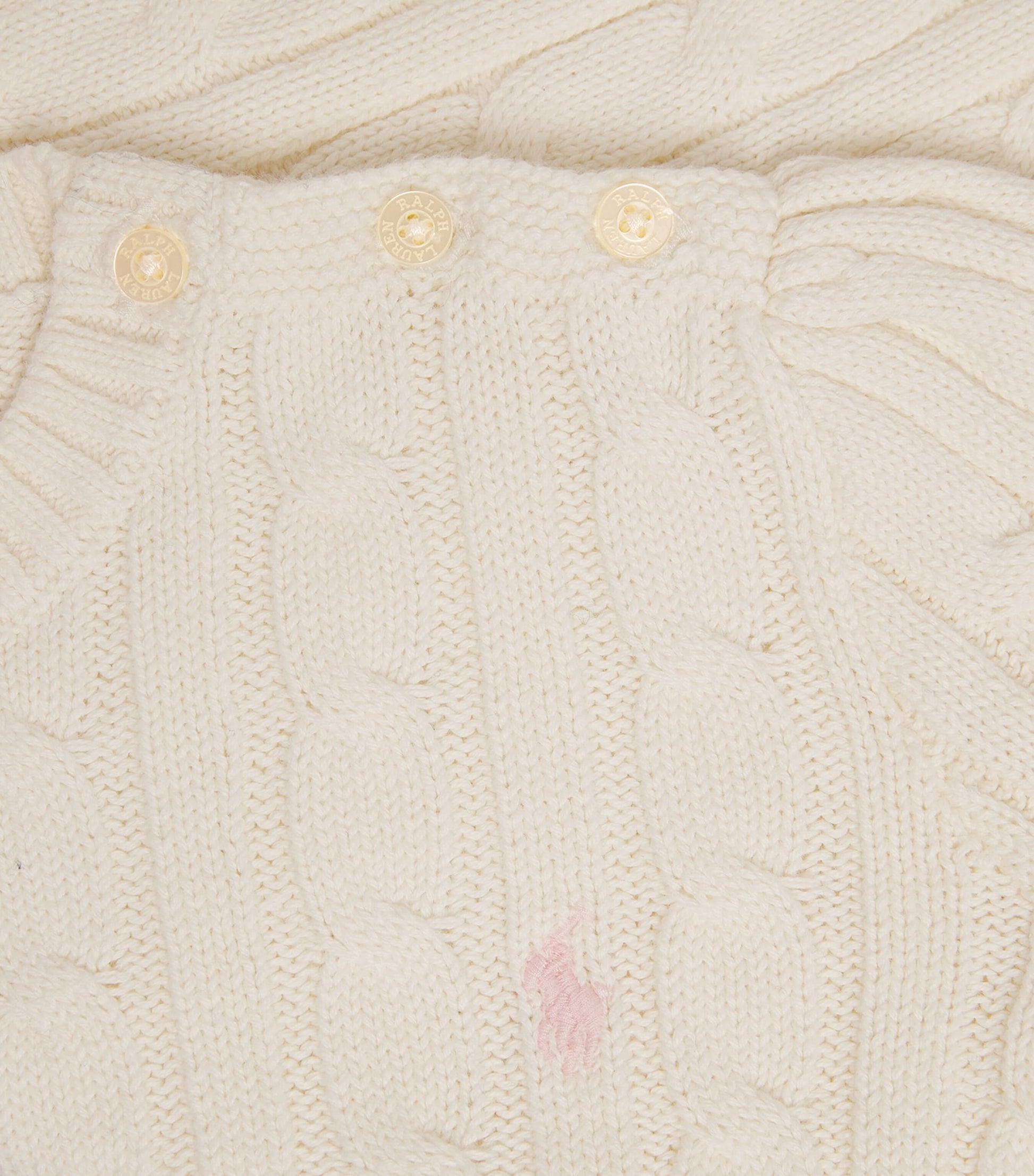 Ralph Lauren Kids Cotton Cable-Knit Polo Pony Sweater (4-6 Years)