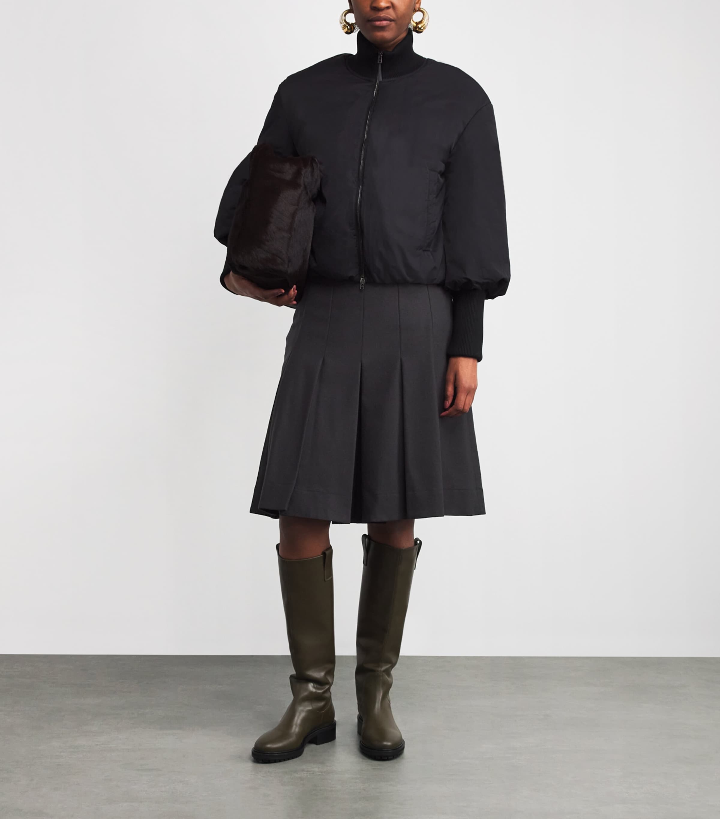 Virgin Wool-Blend Yanis Shorts