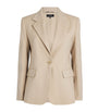 Weekend Max Mara Beige Virgin Wool Blazer