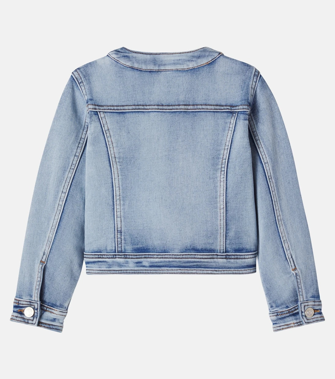 Monnalisa - Embroidered denim jacket