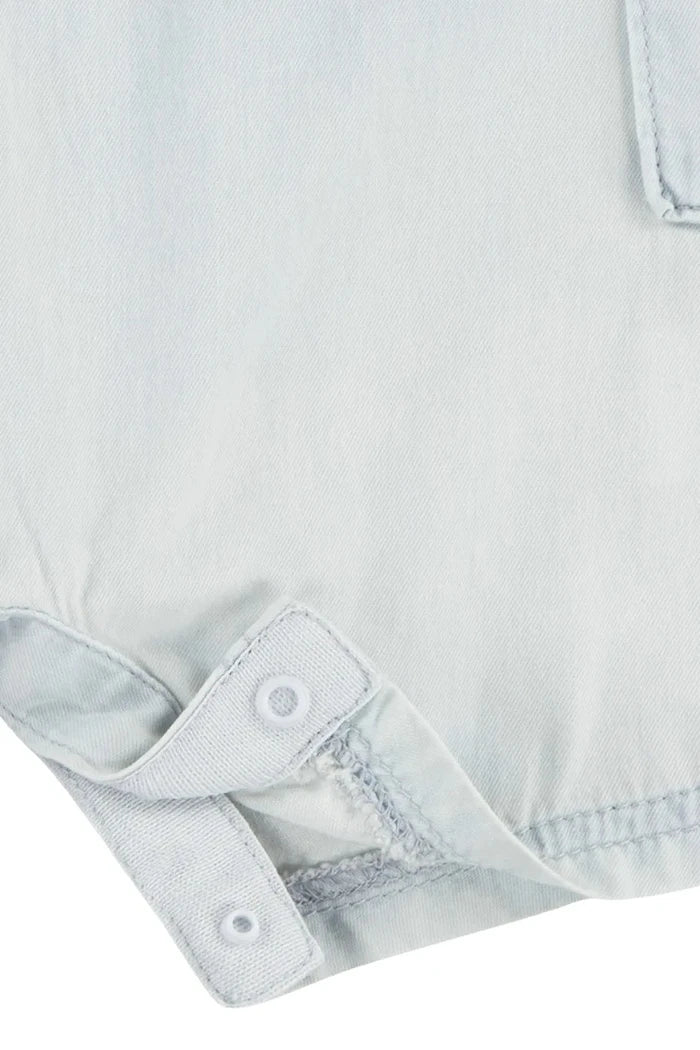 Levi's LVB Denim Bebek Kısa Tulum ve Şapka