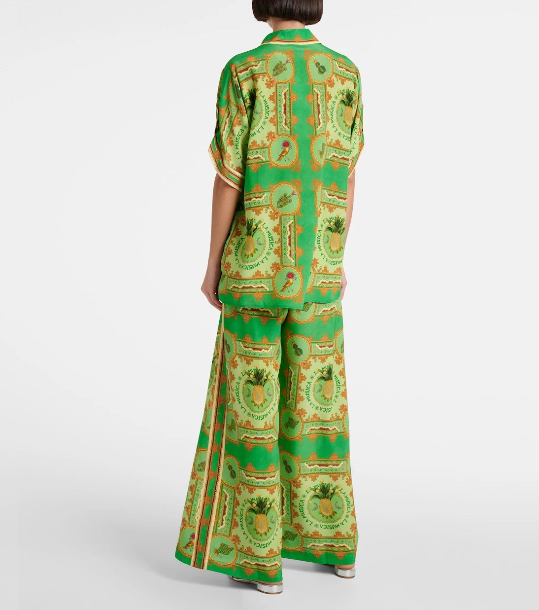 Alémais - La Musica printed silk shirt