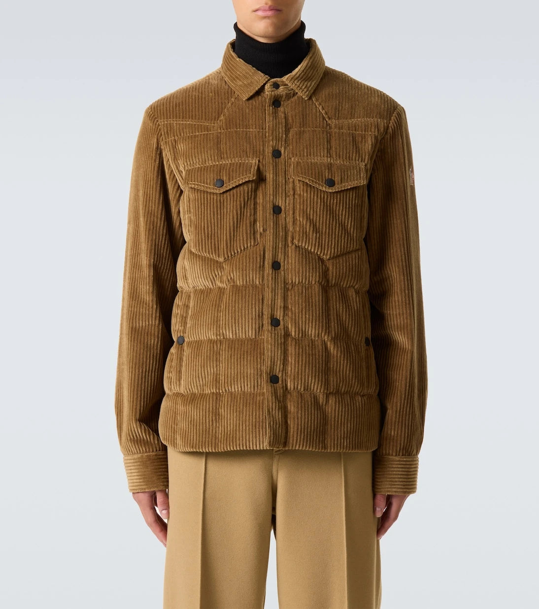 Moncler Grenoble - جاكيت Gelt مبطن من قطن الكوردروي