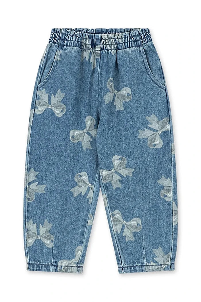 Konges Sløjd MAGOT FRILL PANTS GOTS Çocuk Jean Pantolon