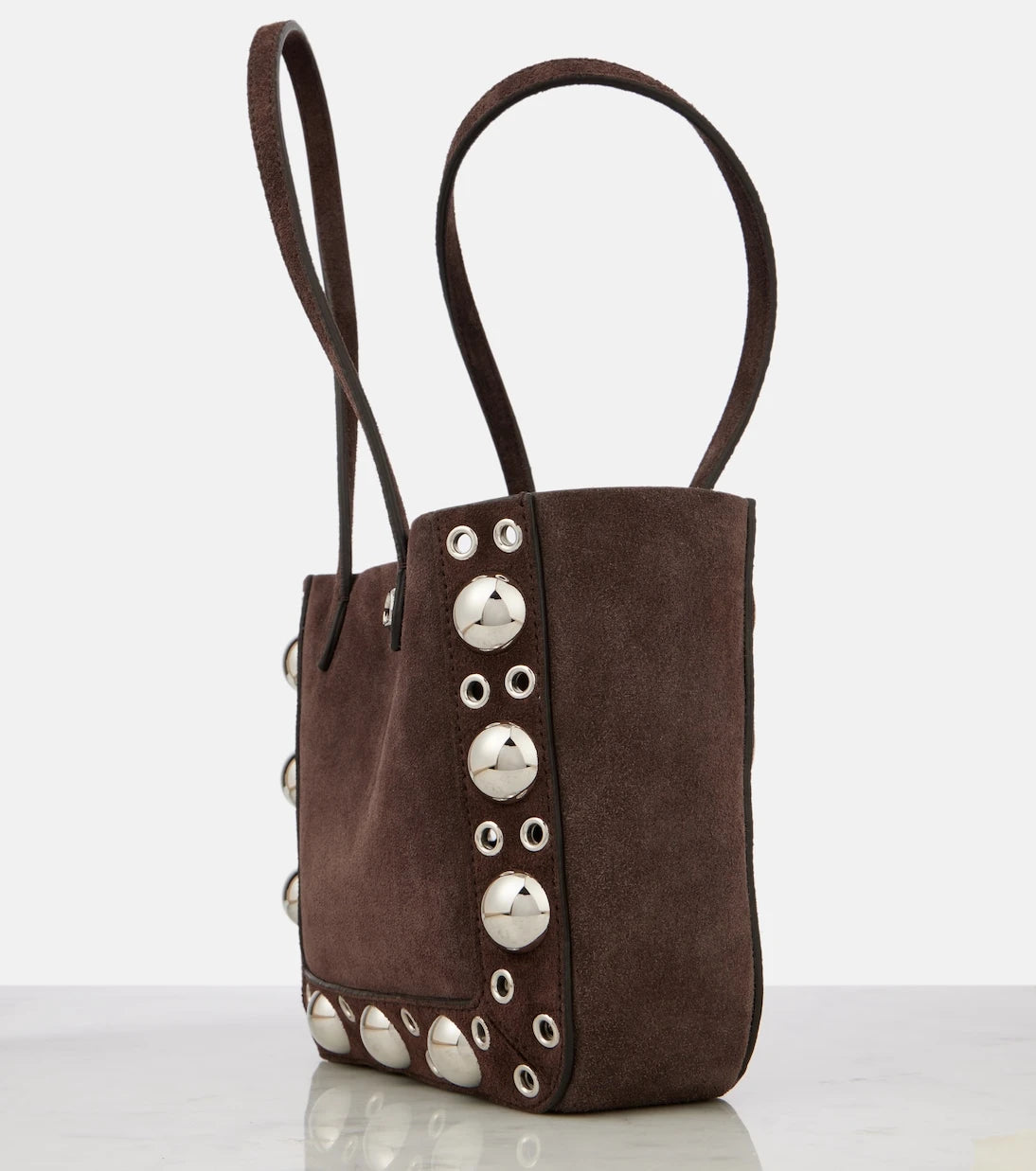 Valentino Garavani - Nellcôte Small embellished suede shopper