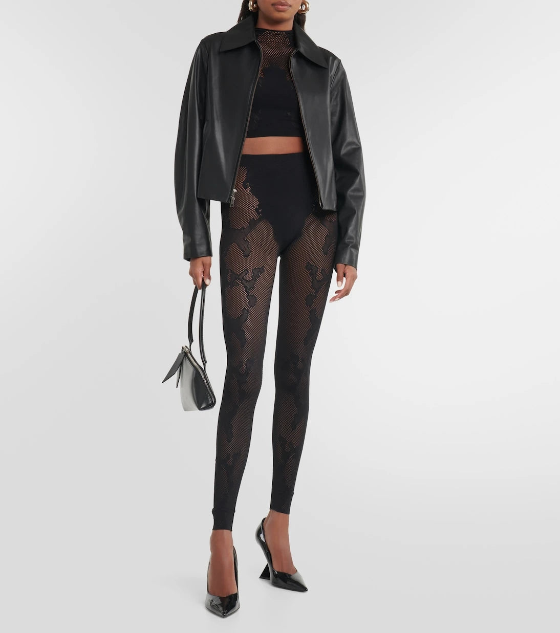 Dion Lee - Cobra fishnet leggings