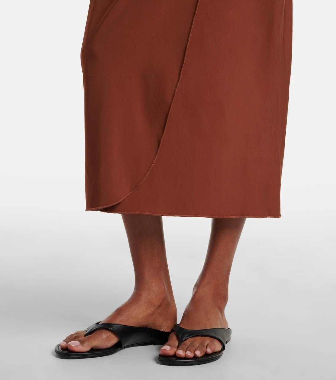 Max Mara - Afoso gathered jersey wrap skirt