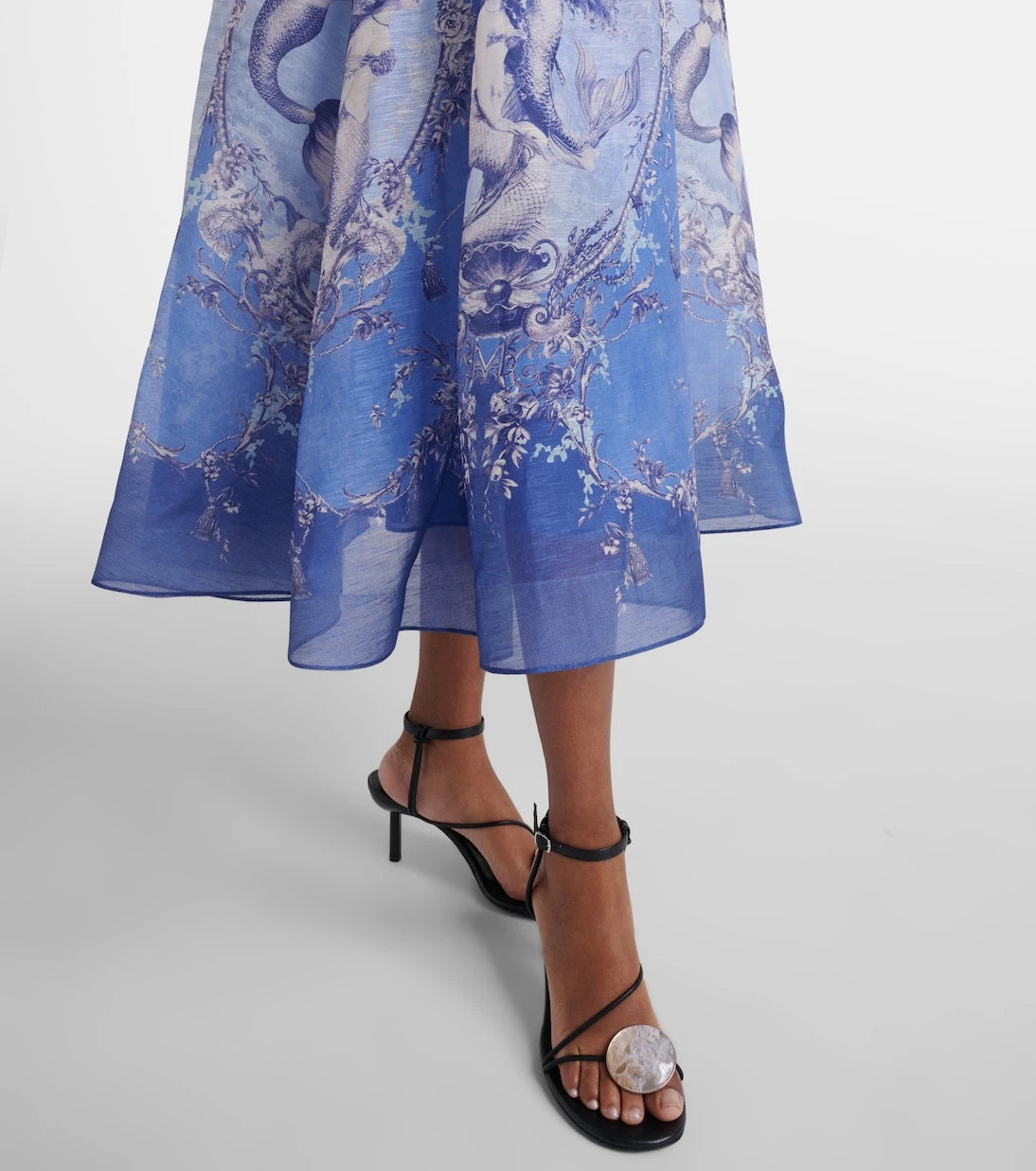 Zimmermann - Rebellion linen and silk bustier dress