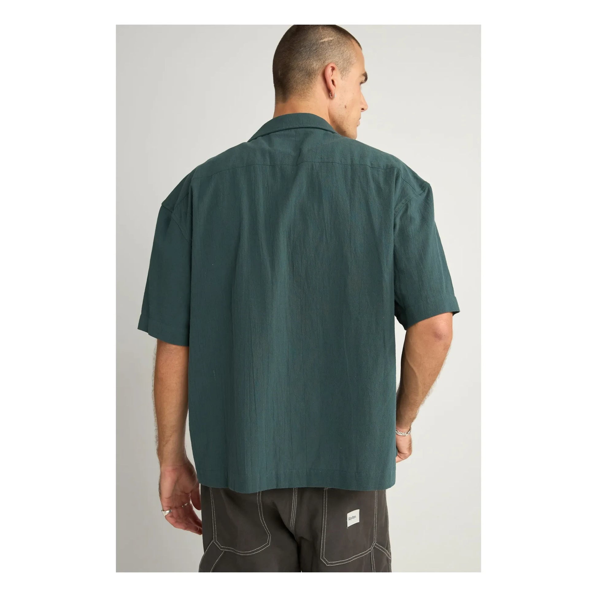 Rhythm - Relaxed Textured Shirt | Green